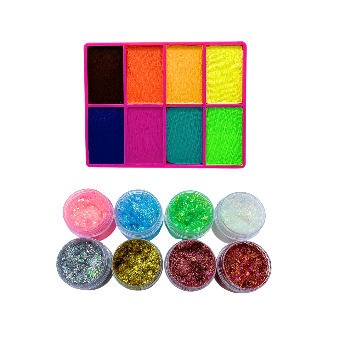 Face Painting Kit Neón Completo MONSTRUOS