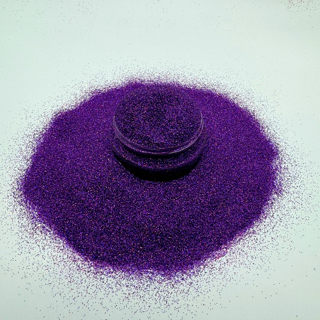 GLITTER DIAMANTINA HOLOGRÁFICO FINO | VIOLETA