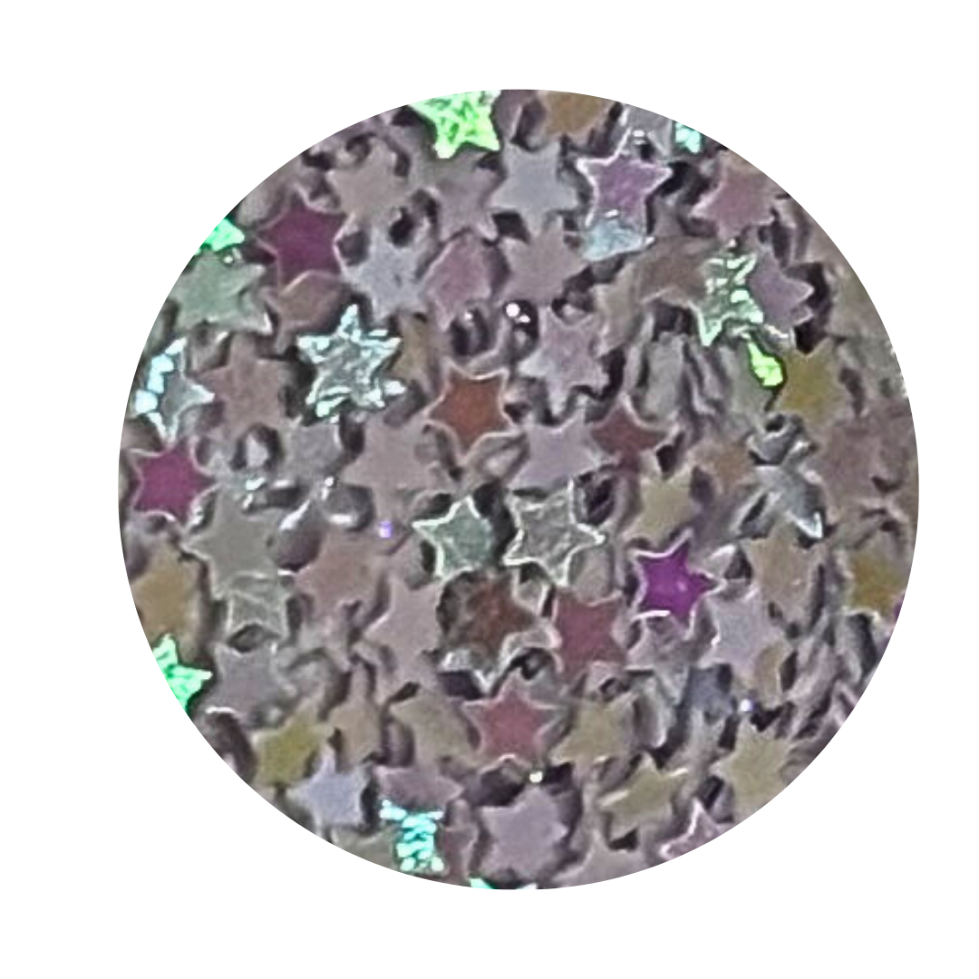 HOLOGRAPHIC STAR DIAMOND GLITTER | HOLOGRAPHIC LILAC IRIS