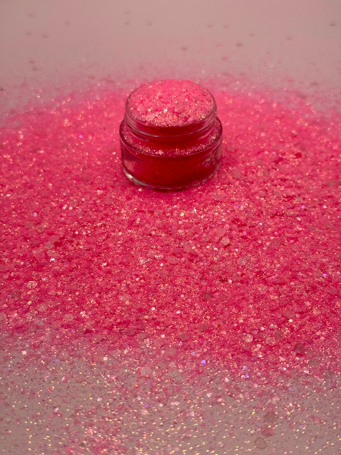 CHUNKY PASTEL DIAMANTINE GLITTER | VENUS | BARBIE PINK