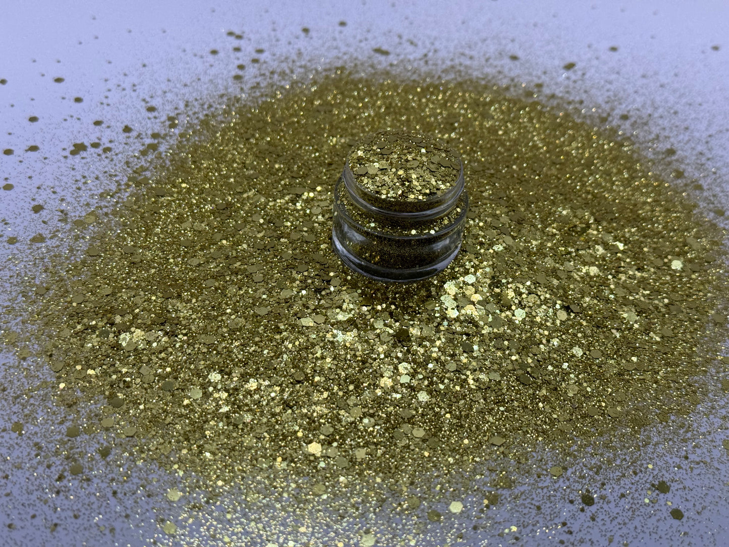 METALLIC CHUNKY DIAMOND GLITTER | GOLDEN GOLD