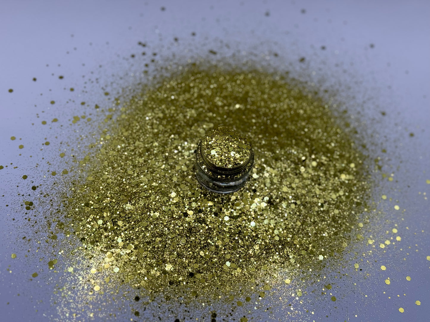 METALLIC CHUNKY DIAMOND GLITTER | GOLDEN GOLD