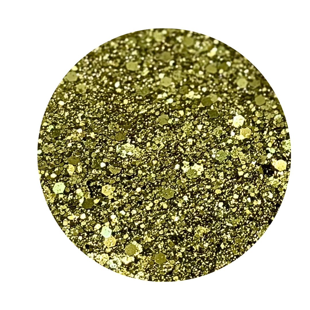 METALLIC CHUNKY DIAMOND GLITTER | GOLDEN GOLD