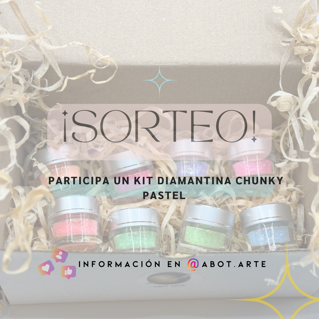 SORTEO KIT DIAMANTINA CHUNKY PASTEL
